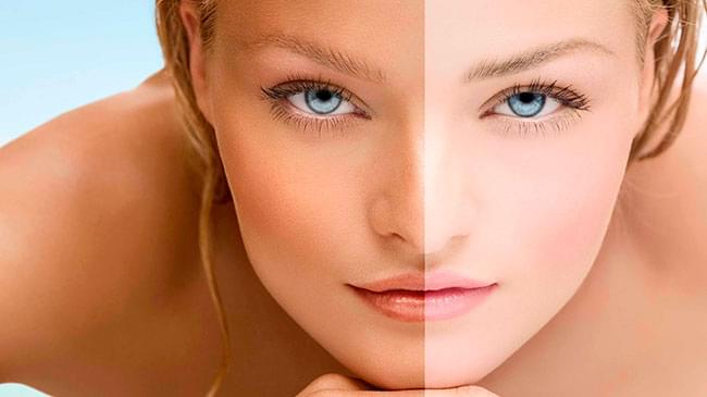 Spray Tan - before and after